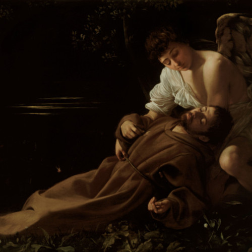 卡拉瓦乔油画《狂喜中的圣弗朗西...