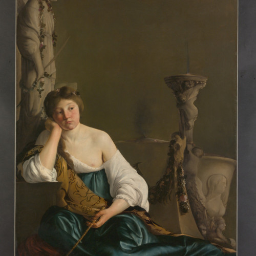 卡拉瓦乔油画《恬静的少女》高清大图51